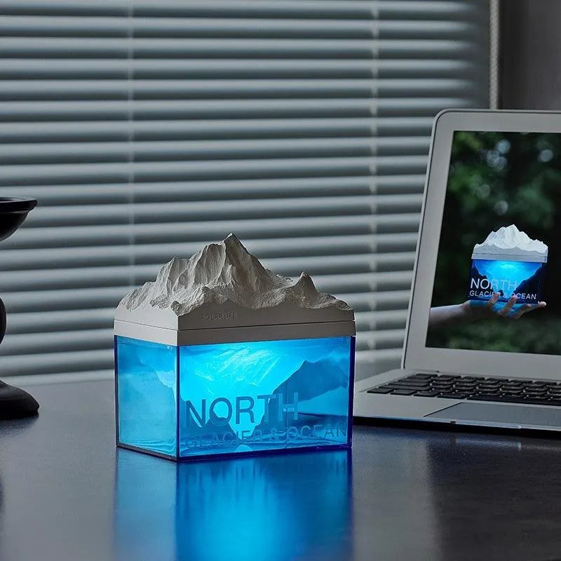 Glacier Night Light Bluetooth Speaker - Bellarte Enchanté Glacier Night Light Bluetooth Speaker